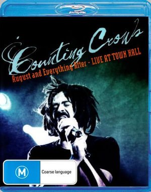 Cover for Counting Crows · August and Everything After - Live at Town Hall (Blu-ray) (2011)