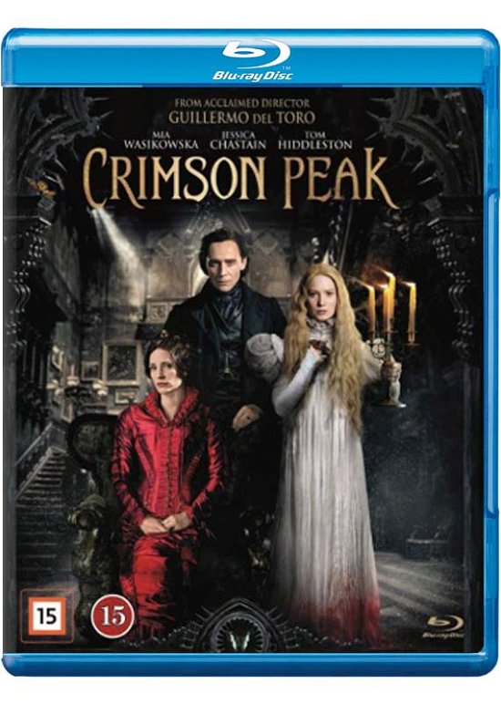 Cover for Mia Wasikowska / Jessica Chastain / Tom Hiddleston / Charlie Hunnam / Jim Beaver · Crimson Peak (Blu-ray) (2016)