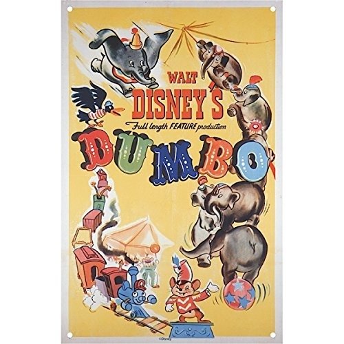 Cover for Disney · Dumbo A3 Metal Wall Sign (Vægpynt) (2017)
