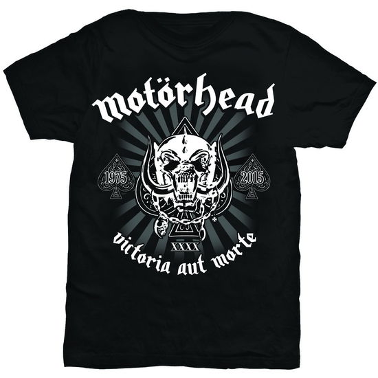 Motorhead Unisex T-Shirt: Victoria Aut Morte - Motörhead - Produtos - Global - Apparel - 5056170620107 - 