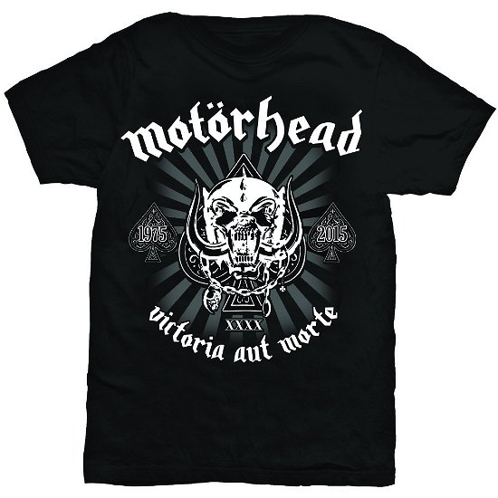 Motorhead Unisex T-Shirt: Victoria Aut Morte - Motörhead - Mercancía - Global - Apparel - 5056170620107 - 