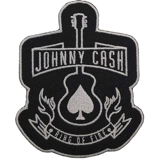 Johnny Cash Woven Patch: Guitar (Standard) - Johnny Cash - Merchandise -  - 5056368696107 - 