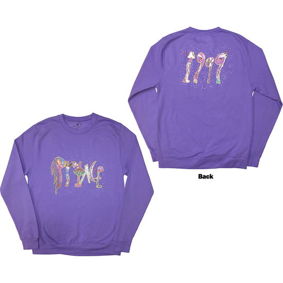 Cover for Prince · Prince Unisex Sweatshirt: 1999 (Purple) (Back Print) (Bekleidung) [size M] (2024)