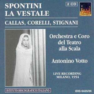 Cover for Callas / Corelli · Vestale (CD) (2004)