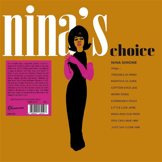 Nina's Choice - Nina Simone - Musiikki - DESTINATION MOON - 8055515234107 - torstai 29. kesäkuuta 2023