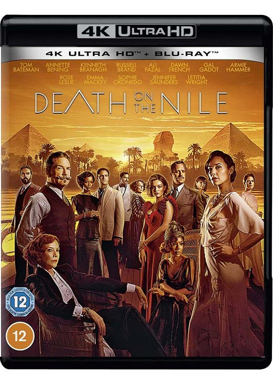 Cover for Death On The Nile (Region Free - NO RETURNS) · Agatha Christies - Death On The Nile (4K Ultra HD) (2022)