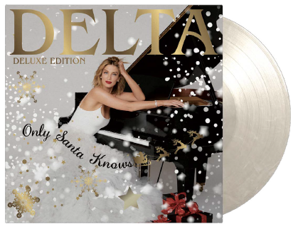 Cover for Delta Goodrem · Only Santa Knows (LP) [Snowy White Marbled edition] (2023)