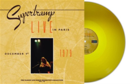 Cover for Supertramp · Live In Paris 1979 (Yellow Vinyl) (LP) (2023)