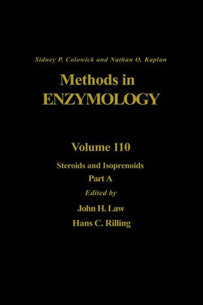 Steroids and Isoprenoids, Part A - Methods in Enzymology - Law - Libros - Elsevier Science Publishing Co Inc - 9780121820107 - 28 de marzo de 1985
