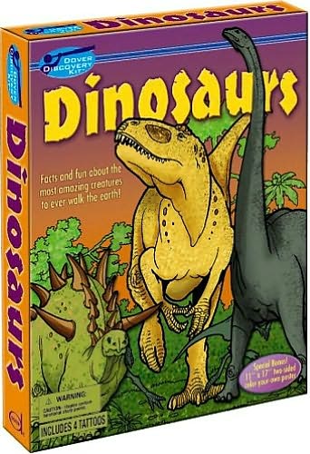 Cover for Jan Sovak · Dinosaurs - Dover 3-D Coloring Book (Book pack) [Green edition] (2010)