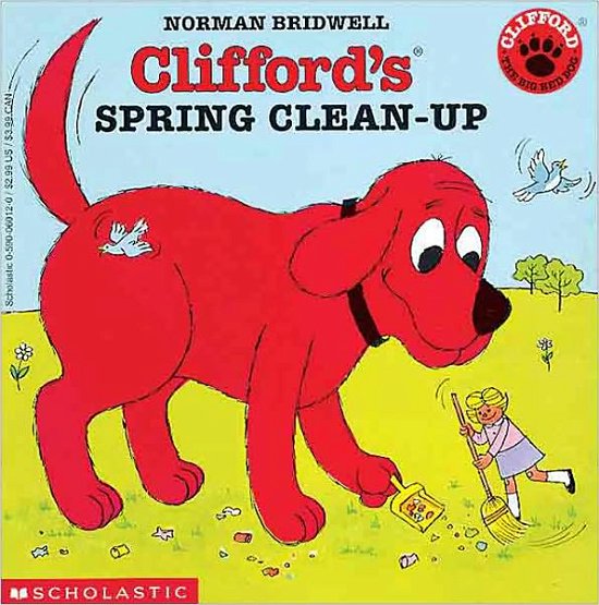 Cover for Norman Bridwell · Clifford's Spring Clean-up (Turtleback School &amp; Library Binding Edition) (Clifford the Big Red Dog (Pb)) (Hardcover Book) (1997)