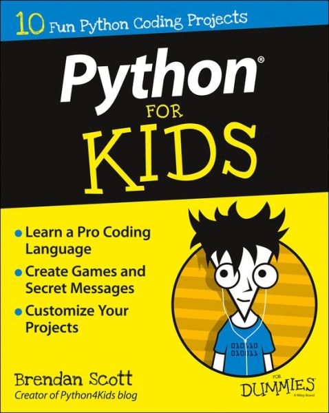 Cover for Brendan Scott · Python For Kids For Dummies - For Kids For Dummies (Paperback Book) (2015)