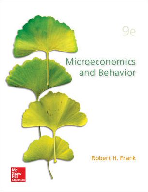 Cover for Robert Frank · Loose Leaf Microeconomics and Behavior with Connect Plus (Loose-leaf) (2014)