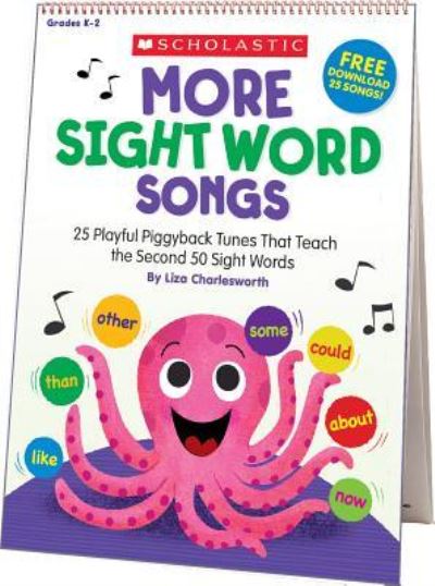 Cover for Liza Charlesworth · MORE Sight Word Songs Flip Chart (Book) (2019)