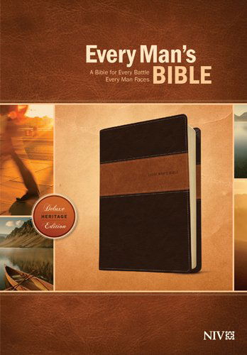 Every Man's Bible NIV, Deluxe Heritage Edition, TuTone (LeatherLike, Brown / Tan) - Dean Merrill - Boeken - Tyndale House Publishers, Inc. - 9781414381107 - 1 april 2014