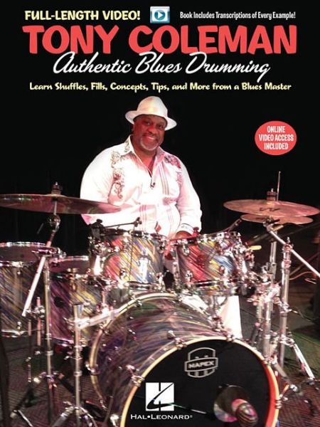 Cover for Tony Coleman · Tony Coleman - Authentic Blues Drumming (Paperback Book) (2015)