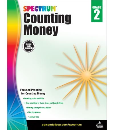Cover for Spectrum · Spectrum Counting Money Workbook?Grade 2 Math Practice Counting Coins and Bills, Skip-Counting, Making Change, Classroom or Homeschool Curriculum (Paperback Bog) (2016)