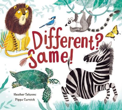 Cover for Heather Tekavec · Different? Same! (Board book) (2021)