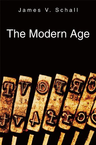 Cover for James V. Schall · The Modern Age (Hardcover Book) [1st (First) edition] (2011)