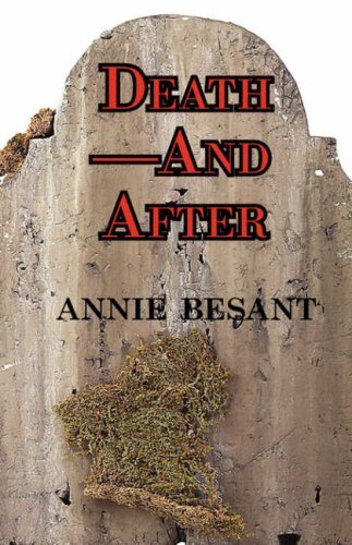 Cover for Annie Besant · Death-and After (Paperback Book) (2008)