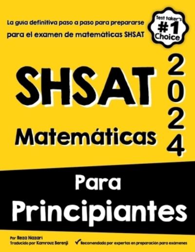 Cover for Reza Nazair · Shsat Matemáticas para Principiantes (Book) (2024)