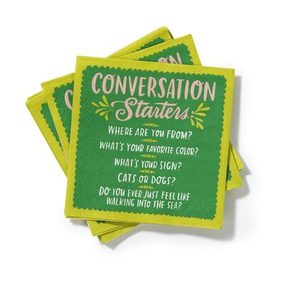 Cover for Em &amp; Friends · Em &amp; Friends Conversation Starters Cocktail Napkins, Pack of 20 (MERCH) (2019)