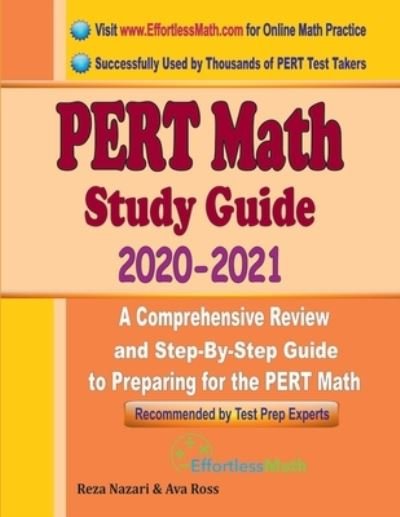 Cover for Ava Ross · PERT Math Study Guide 2020 - 2021 (Paperback Book) (2020)