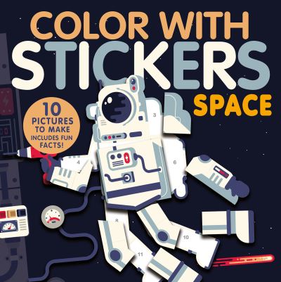 Cover for Jonny Marx · Color with Stickers: Space: Create 10 Pictures with Stickers! - Color with Stickers (Paperback Book) (2021)