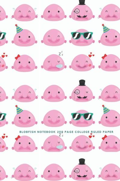 Cover for Kpla Publishing · Blobfish Notebook - 200 Page College Ruled Paper (Pocketbok) (2019)