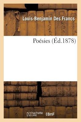 Cover for Louis-Benjamin Des Francs · Poesies (Paperback Book) (2017)