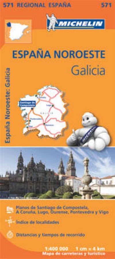 Cover for Michelin · Michelin Regional Maps Spain: Northwest Spain, Galicia (Innbunden bok) (2018)