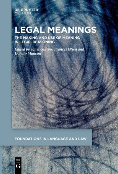 Cover for Janet Giltrow · Legal Meanings (Book) (2023)