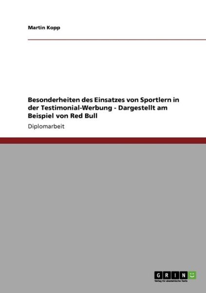 Cover for Kopp · Besonderheiten des Einsatzes von S (Book) [German edition] (2013)