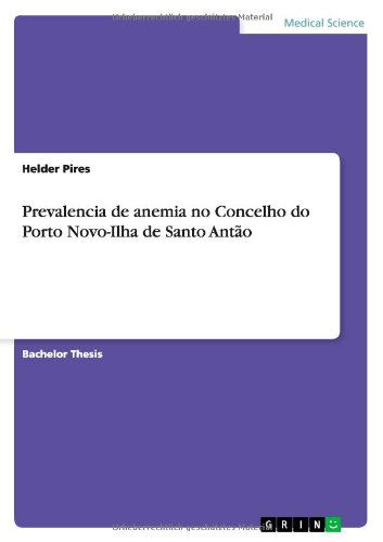 Cover for Pires · Prevalencia de anemia no Concelho (Book) [Portuguese edition] (2011)
