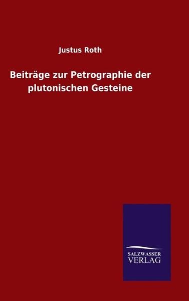 Cover for Roth · Beiträge zur Petrographie der plut (Book) (2015)