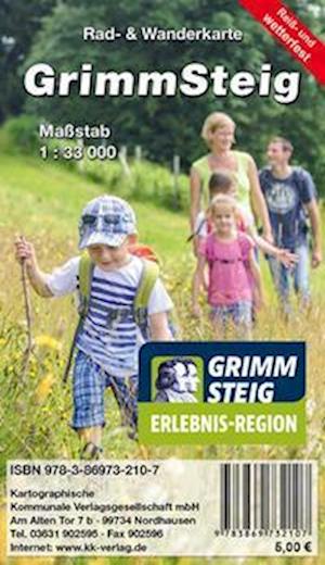 Cover for Kartographische Komm. Ver · GrimmSteig 1:33 000 (Map) (2021)