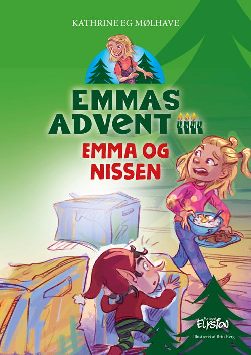 Cover for Kathrine Eg Mølhave · Emmas advent: Emma og nissen (Hardcover Book) [1. wydanie] (2024)