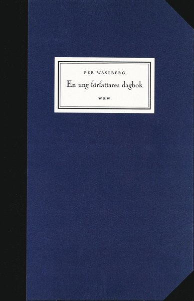 Cover for Per Wästberg · En ung författares dagbok (ePUB) (2012)