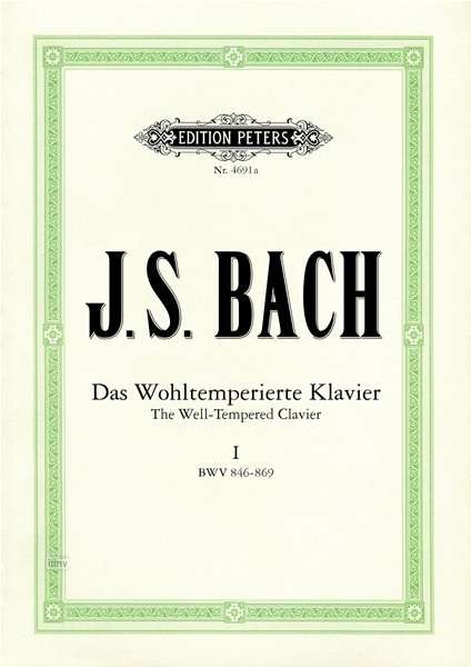 Cover for Johann Sebasti Bach · The Well-Tempered Clavier, Vol. 1 (Sheet music) (2001)
