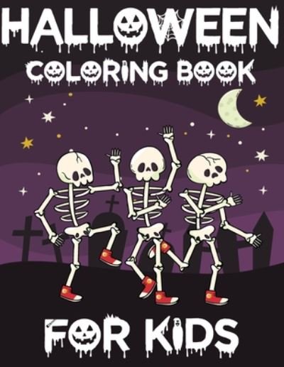 Cover for Blue Zine Publishing · Halloween coloring book for kids (Paperback Book) (2020)