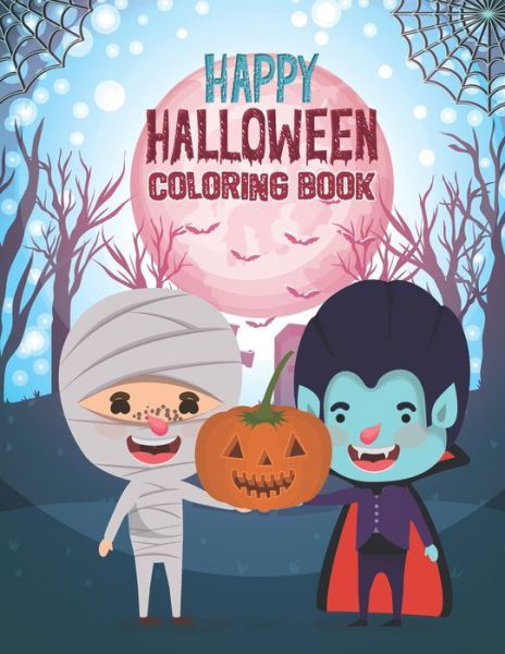 Cover for The Universal Book House · Happy Halloween Coloring Book (Paperback Book) (2020)