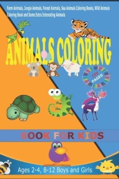 Cover for Bahri Fashion · Animals Coloring (Paperback Book) (2020)