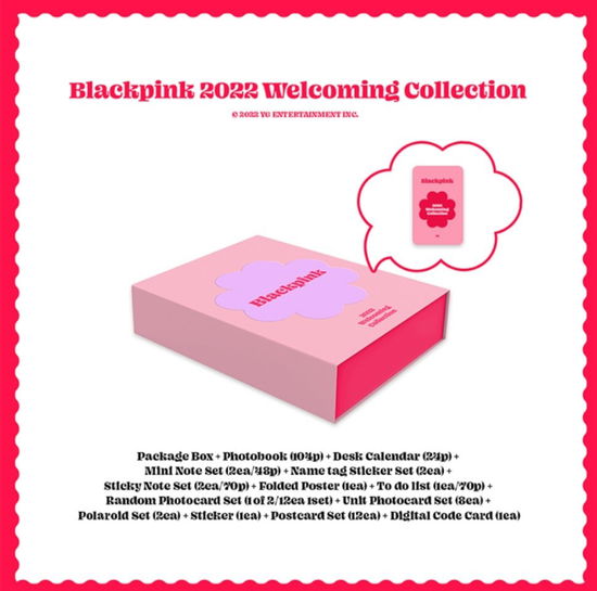 2022 WELCOMING COLLECTION [PACKAGE + DIGITAL CODE CARD] - Blackpink - Produtos -  - 9957226169107 - 4 de março de 2022