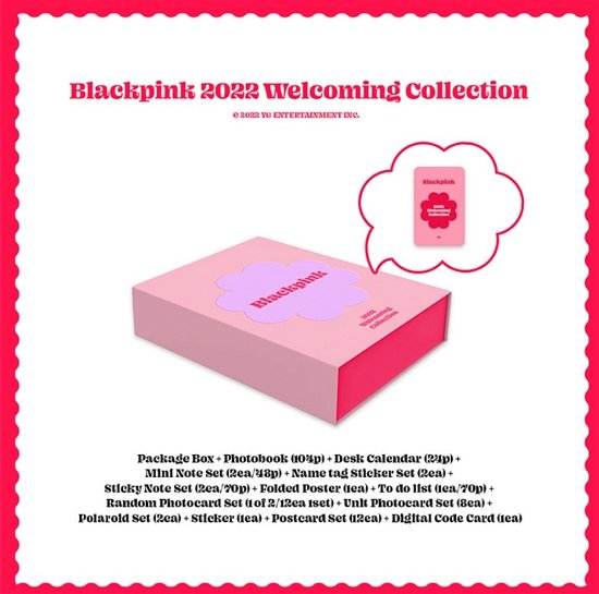 2022 WELCOMING COLLECTION [PACKAGE + DIGITAL CODE CARD] - Blackpink - Merchandise -  - 9957226169107 - 4. marts 2022