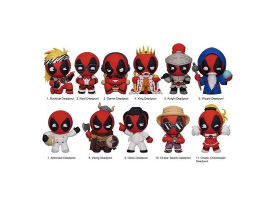 Marvel 3D PVC-Taschenanhänger Deadpool Series 6 Di (Zabawki) (2024)