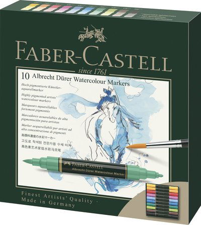 Cover for Faber-castell · Albrecht DÃ¼rer Watercolour Marker, Wallet Of 10 (Leksaker)