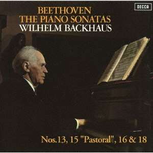 Cover for Wilhelm Backhaus · Wilhelm Backhaus – Beethoven: Piano Sonatas Nos. 13, 15, 16 &amp; 18 (CD) (2020)