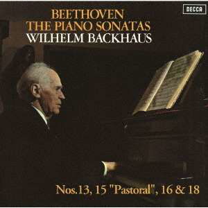 Beethoven: Piano Sonatas Nos. 13, 15 "pastoral", 16 & 18 - Wilhelm Backhaus - Musikk - UNIVERSAL - 4988031390108 - 20. november 2020