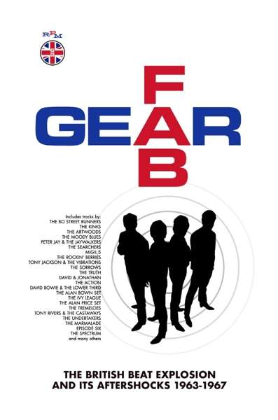 Cover for Fab Gear: British Beat Explosion &amp; Its Aftershocks · Fab Gear - The British Beat Explosion And Its Aftershocks (CD) [Box set] (2018)