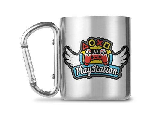 PLAYSTATION - Carabiner Mug - 240ml - Wings - Mug - Merchandise - Gb Eye - 5028486424108 - 1. oktober 2019